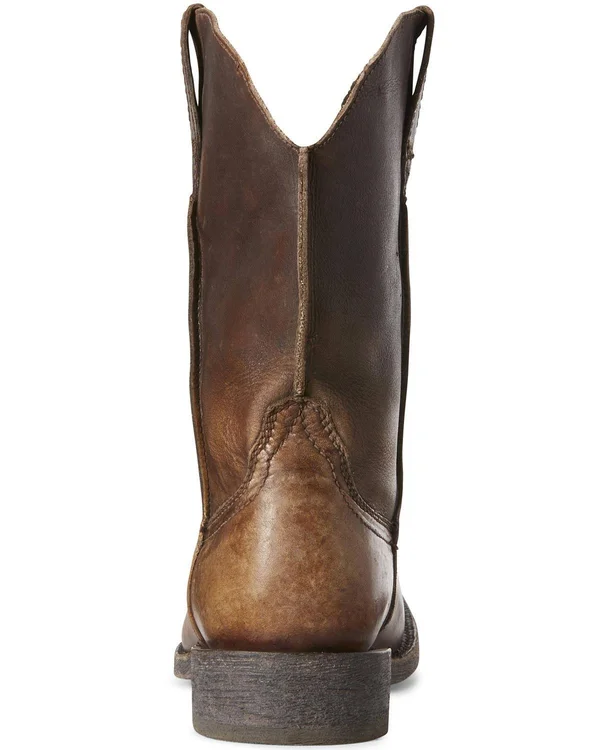 Ariat Men's Rambler Leather Sole Distressed Brown Boots 10027227