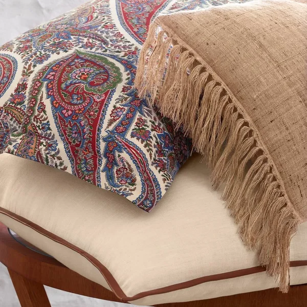 Ralph Lauren Home Keeton Decorative Pillow, Tan