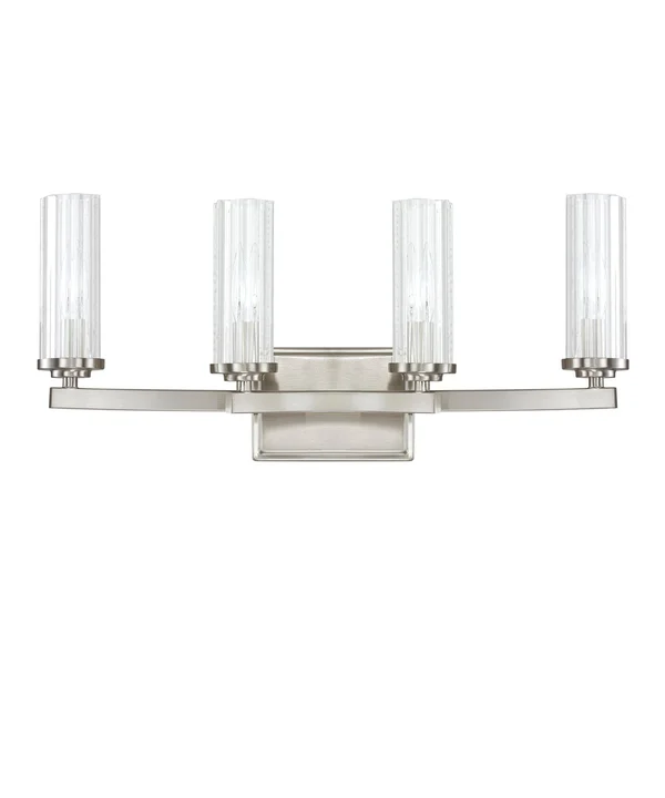 Capital Lighting 8044BN-150 - Emery 4 Light Vanity - Brushed Nickel