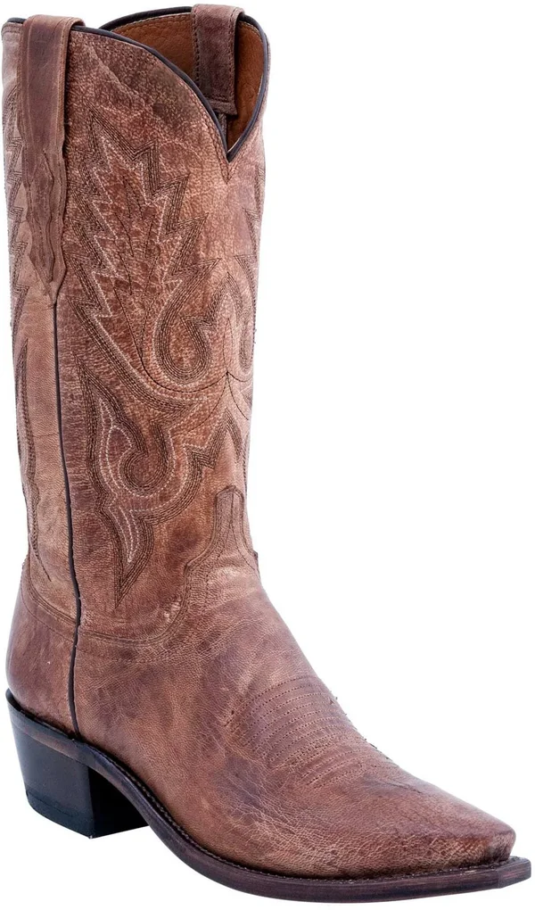 Lucchese 1883 Men's Lewis Western Boots - Tan