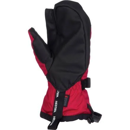 Hestra Gauntlet CZone Jr -3 Finger Red-Black 4