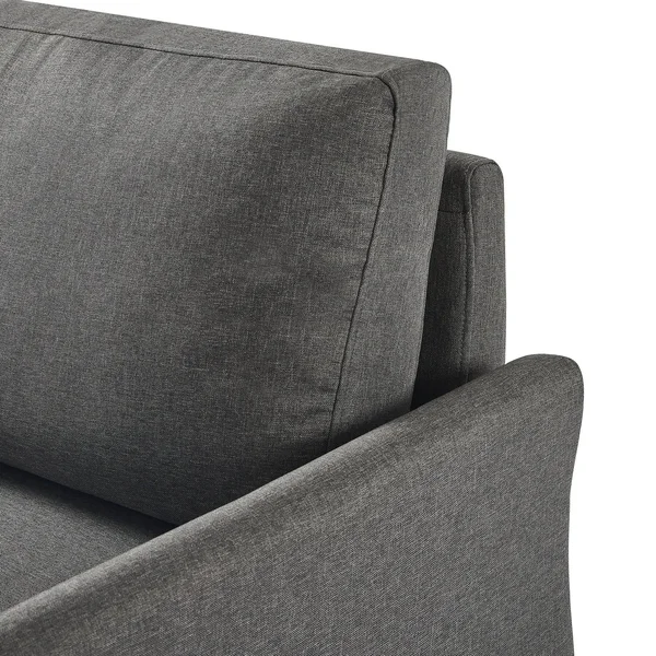 Zinus Jackie Sofa, Dark Grey, Gray