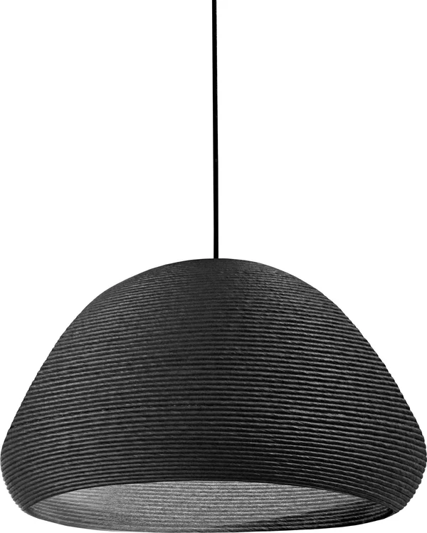 Dainolite 1 Light Pendant - Black Finish MAS-161P-BK