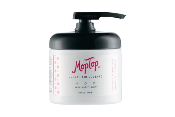 Mop Top Curly Hair Custard - Medium Gel that Doesn&t Get Crunchy 16oz