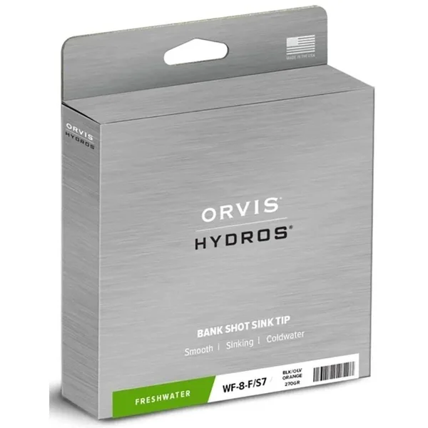 Hydros Bank Shot Sink Tip Freshwater Fishing Line - Olive