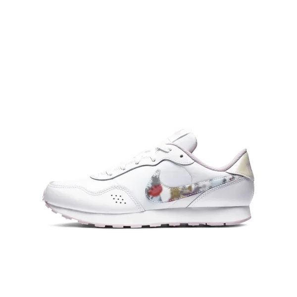 Nike Girls& Big Kids& MD Valiant Floral Print Casual Shoes CN8555 - 7.0, Pink/White