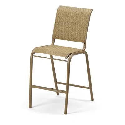 Reliance Stacking Patio Dining Side Chair Telescope Casual Beacon/Textured Desert 100x22H x 100x22W x 100x22D