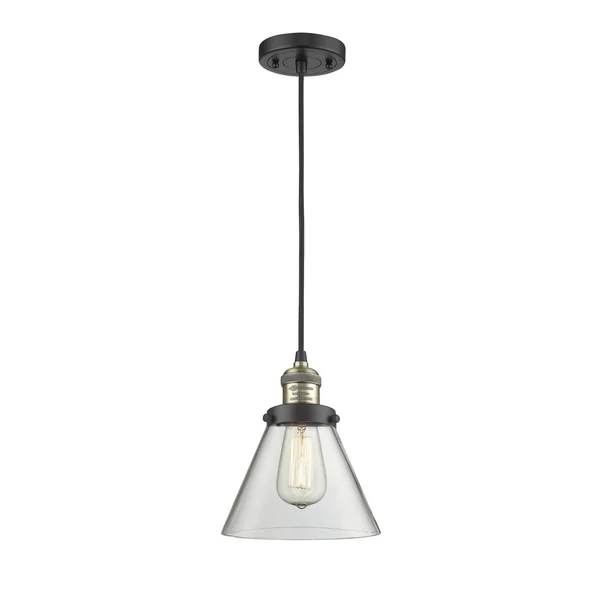 Innovations Lighting-Large Cone 1 Light Mini Pendant-201C-BAB-G42-LED