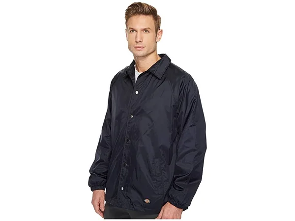 Dickies Snap Front Nylon Jacket - Dark Navy