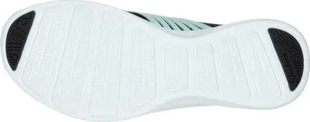 Skechers Women's City Pro Easy Moving Sneaker, Black/Aqua