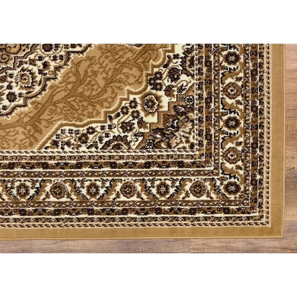 Princess Collection Oriental Medallion Area Rug, 5& 2x22 x 7& 2