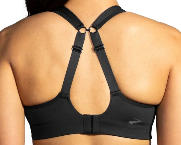 Brooks Drive Convertible Run Bra Black, 34, B