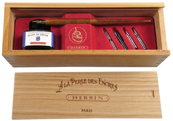 Herbin Sapphire Blue Ink Gift Box