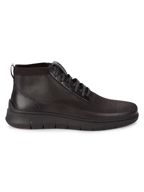 Cole Haan Men's Generation Zerogrand High-Top Sneakers - Black - Size 7
