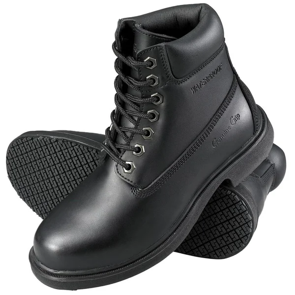 Women's Genuine Grip Footwear Slip-Resistant Waterproof Boot, Size: 5, Black