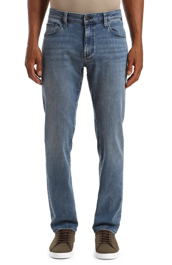 Mavi Jeans Marcus Slim Straight Leg Jeans - Blue - 34 x 30