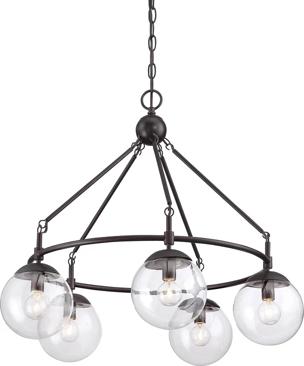 Savoy House 1-350-5-13 - Argo 5 Light Chandelier, English Bronze