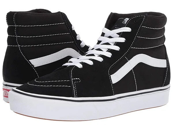 Vans ComfyCush Sk8-Hi (Black/True White)
