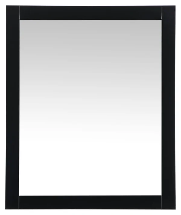 Aqua Vanity Mirror 30x36 inch in Black - Elegant Lighting VM23036BK