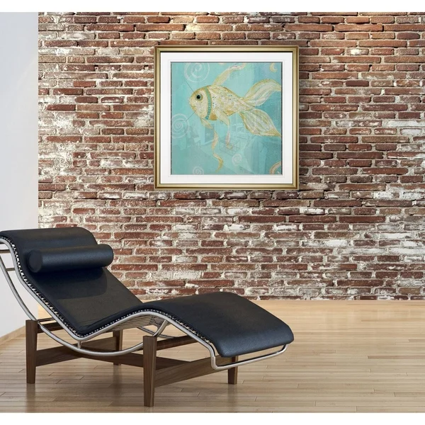 Whimsical Sea II -Framed Giclee Print - 16x16