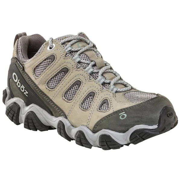 Oboz Women's Sawtooth II Low BDry Shoe - 6 Wide - Frost Gray, Sage