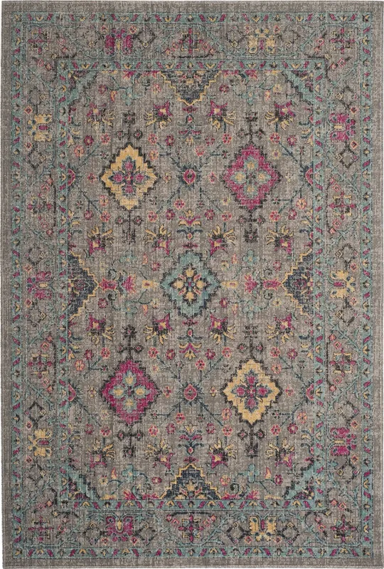 Safavieh Artisan ATN513G 3&3x22 x 5&3x22 Light Grey - Light Blue Area Rug
