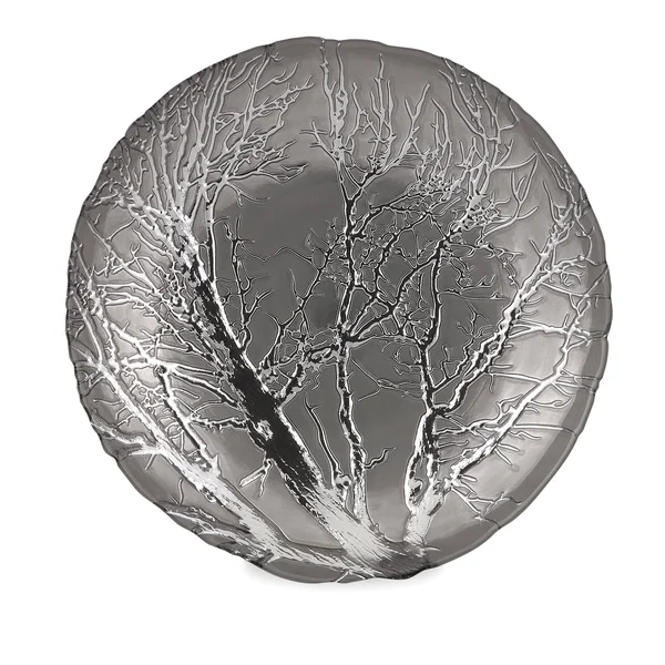Imax Ethereal Plated Tree Bowl, Silver