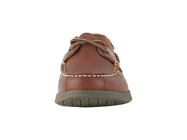 Nunn Bush Men's Bayside Lites Two Eye Boat Shoe, Size: 12, Brown