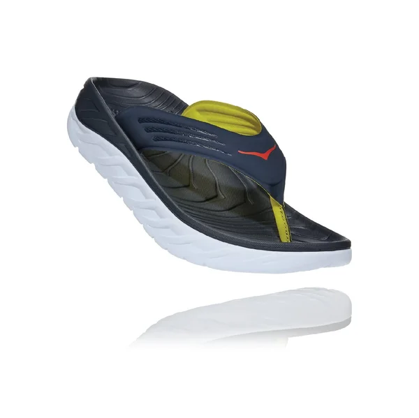 Hoka One One Ora Recovery Flip Men's, Ombre Blue/Fiesta, 9