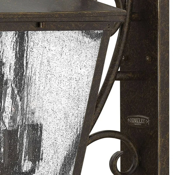 Hinkley Lighting 1436DZ-LL Trellis Outdoor Wall Light - Aged Zinc