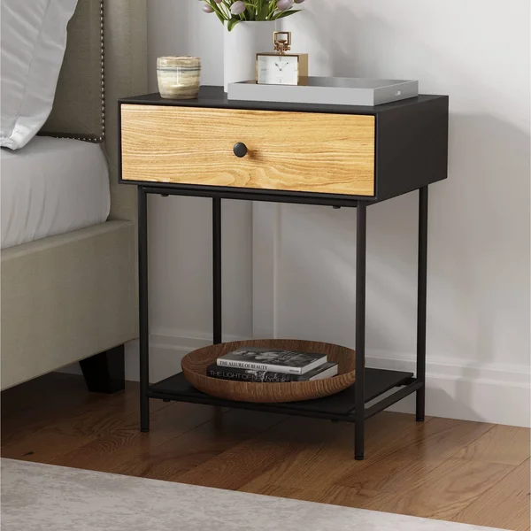 Finch FUTB10100A Bedford Side Table - Black