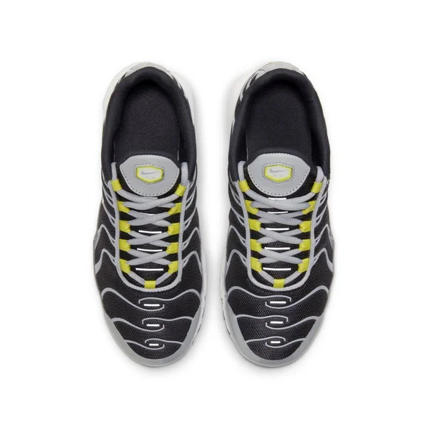 Nike Air Max Plus Big Kids& Shoes in Grey, Size: 4Y, CD0609-013