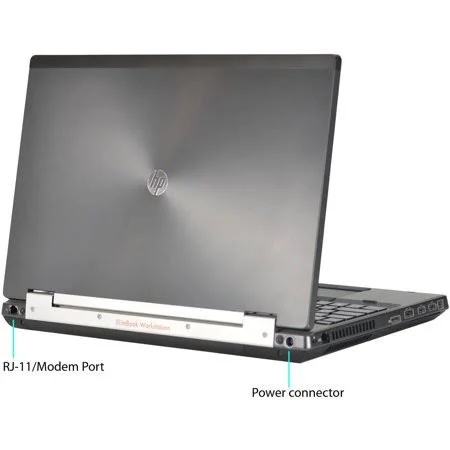 HP 8570W EliteBook 15.6x22 - Core i7 3720QM 2.60 GHz - 8 GB RAM - 750 GB HDD - Silver - Windows 7 Professional 64-bit