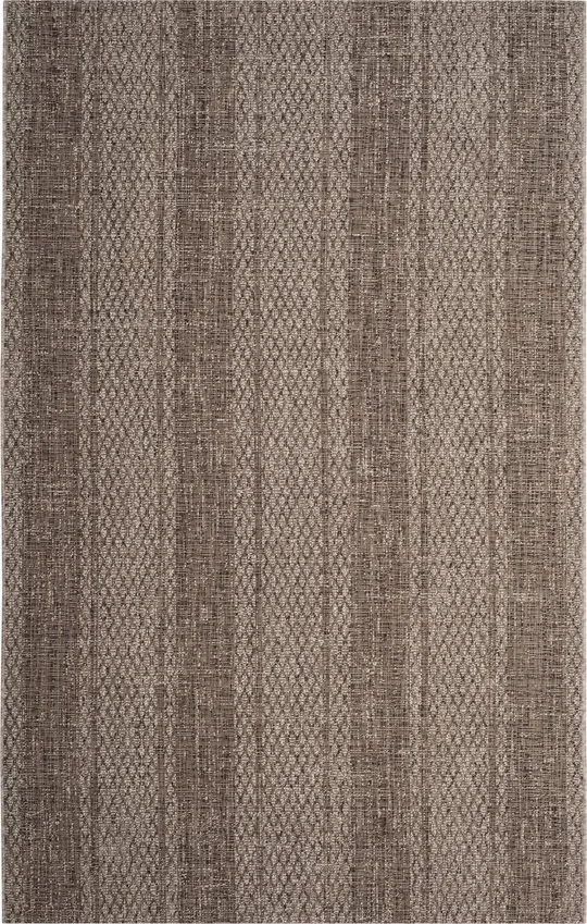 Safavieh Courtyard CY8736-36312 6&7x22 x 6&7x22 Round Light Beige - Light Brown Area Rug