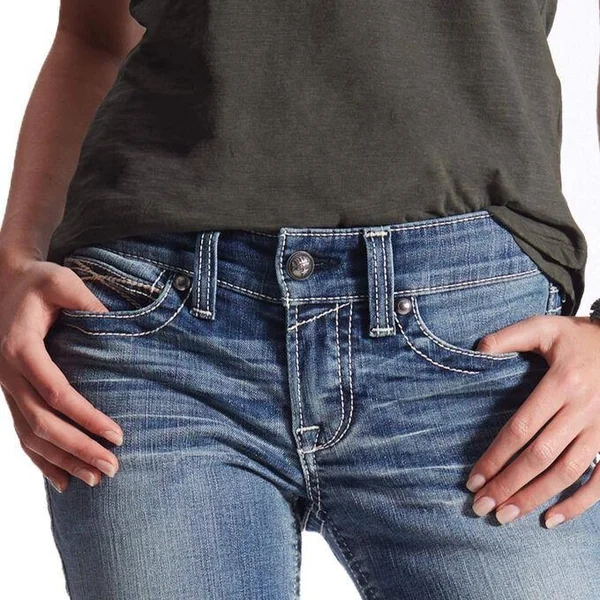 Ariat 10017217 Women's R.E.A.L. Straight Leg Jean 26X37XL