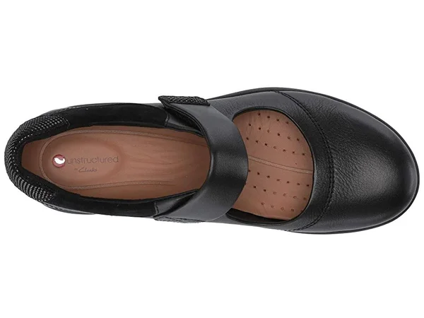 Women's Clarks Un Adorn Strap Mary Jane - Size: 10, Black
