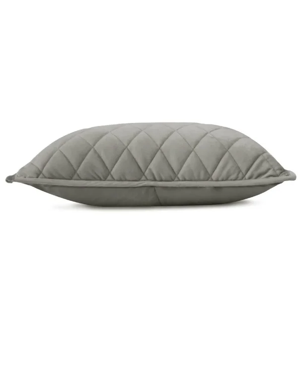 Jennifer Adams Velvet Diamond Sham (Natural Linen - King)