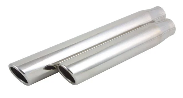 Vibrant Performance 1333 Dual 3.5x22 Round Stainless Steel Exhaust Tip