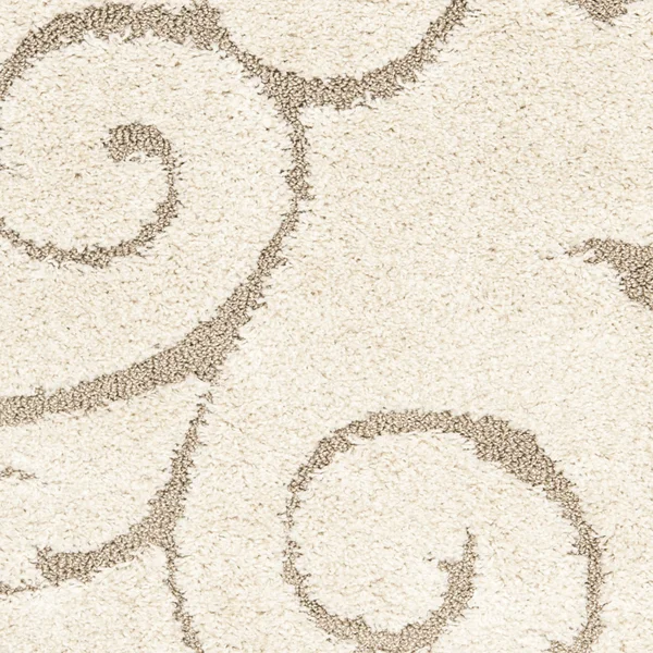Safavieh SG455-1113-9SQ Florida Shag Cream & Beige 9& x 9& Square Rug