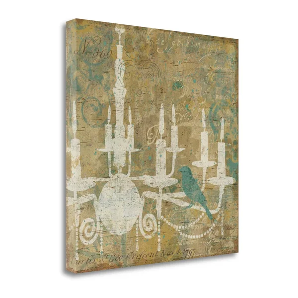 20x22 x 20x22 Faded Ornate I Aqua by Pela Studio Fine Art Giclee Print