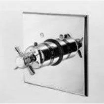 Newport Brass 3-1004TS/01 Fairfield Square Thermostatic Trim Plate with Handle Forever Brass