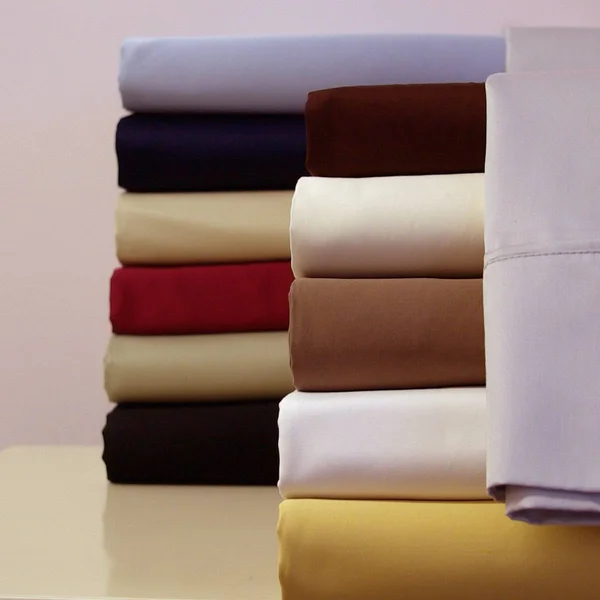 Royal Tradition Attached Waterbed Sheet Set - Solid 300 Thread Count King/Calking Waterbed, Linen