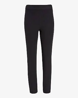High Waisted Supersoft Twill Skinny Pant Black Women's M