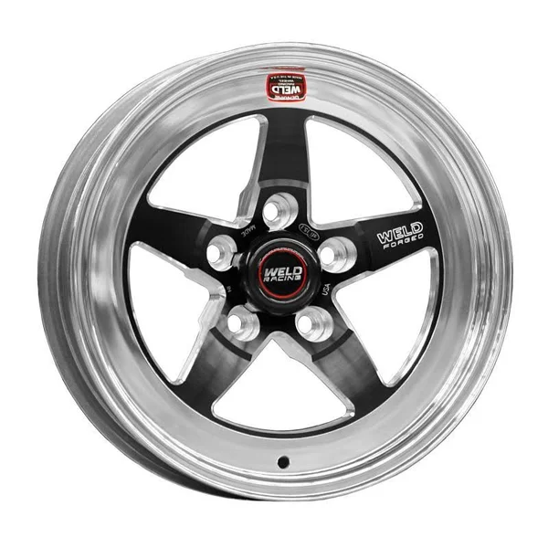 Weld S71 15x9.33 - 5x4.5 BP, 4.5in. BS Black Wheel (Low Pad) - Non-Beadlock - 71LB-509A45A