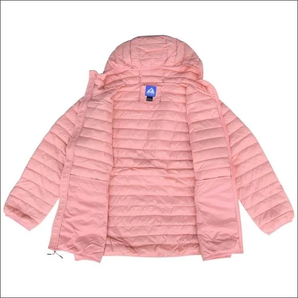 Snow Country Outerwear Plus Extended Size Packable Down Jacket Hooded Coat 1x-6x 1x - Cranberry