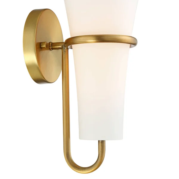 Possini Euro Rebecca 14x22 High Brass and Glass Wall Sconce