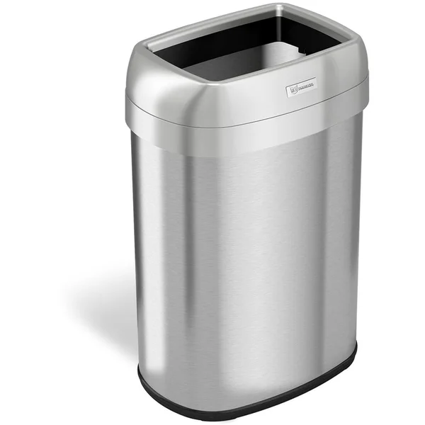 HLS Commercial Hls13Stv Trash Can 13 Gallon Open Top Oval
