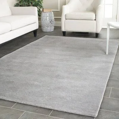 Zale Wool Gray Area Rug Rug Size: Rectangle 3& x 5&