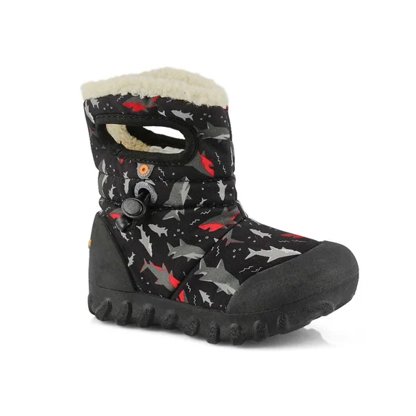 Bogs Infant B Moc Sharks Boot - 4 - Black Multi