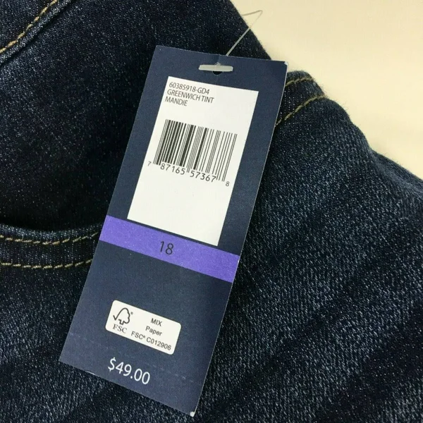 Bandolino Women's Mandie Jean - Blue - 18 Average